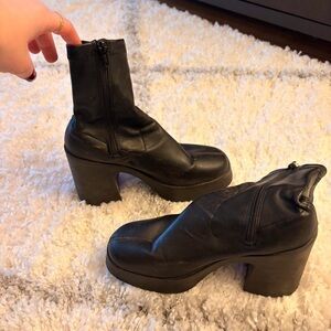 Urban Outfitters Black Heeled Boots